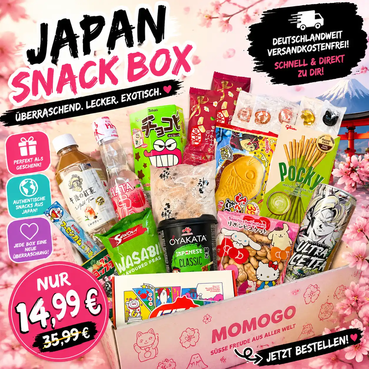 1 Japan Surprising Snack Box – Bild 1